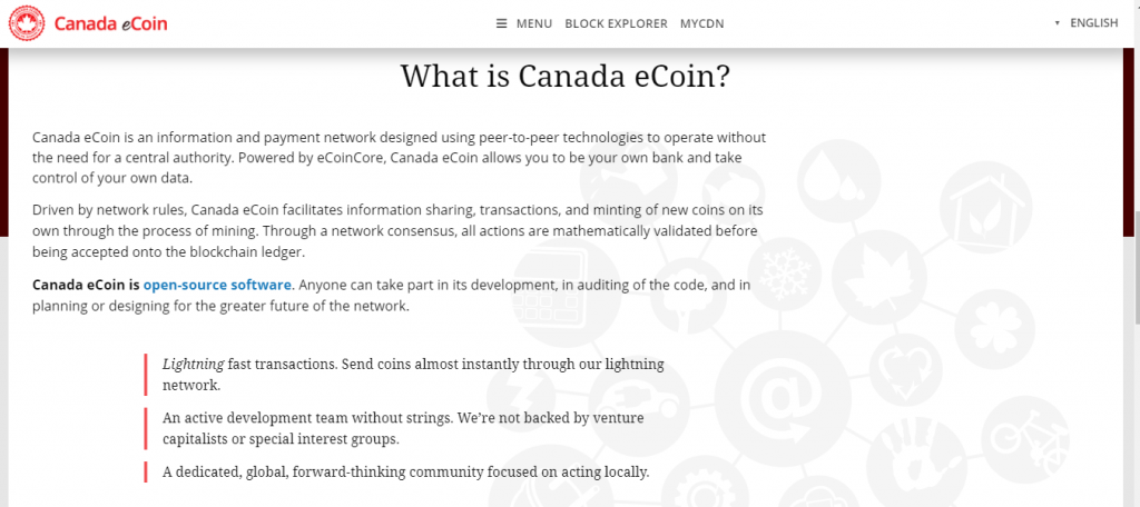 Canada eCoin Review, Canada eCoin About