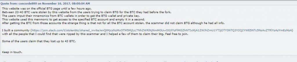 Comments from Victims of Bitcoin Scams