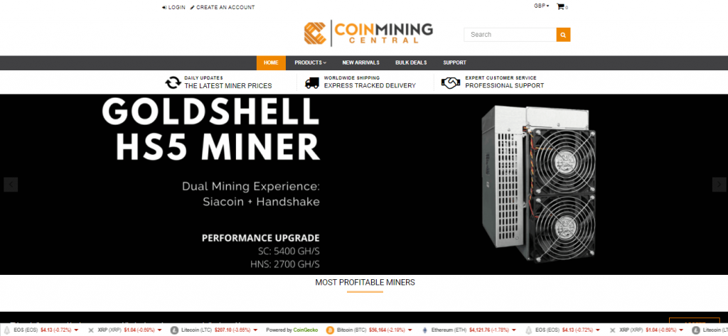 Coin Mining Central Crypto Miner Hardware Store