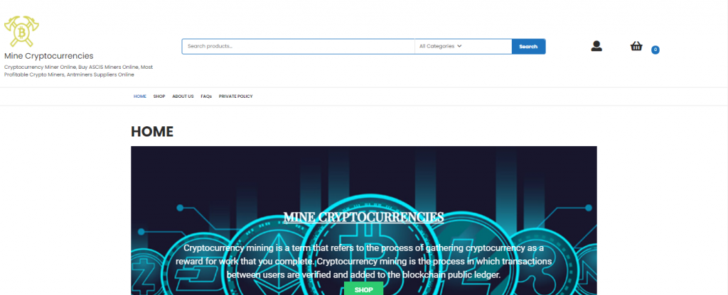 Minecryptocur.com is a Fraudulent Crypto Miner Hardware Store