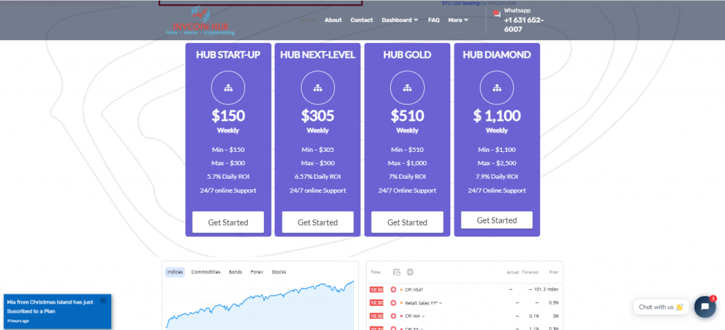 Invcoin Hub Accounts