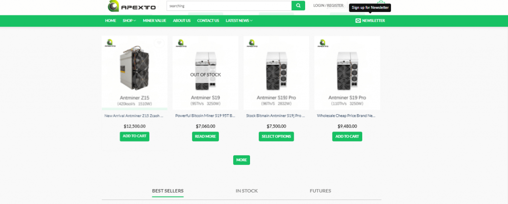Avoid Buying Crypto Hardware Miners from this store: Apexto Mining 