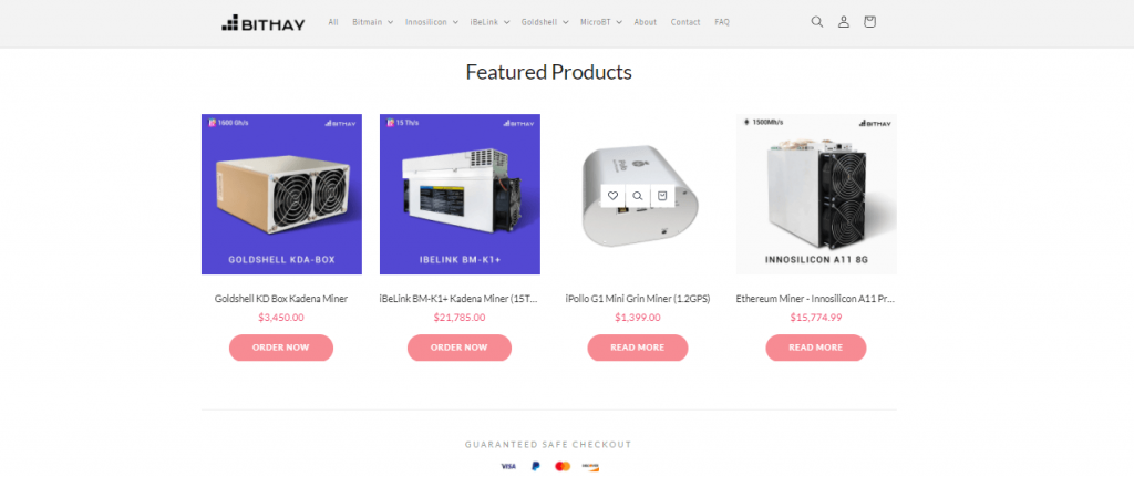 Avoid buying mining hardware from bithay.com store