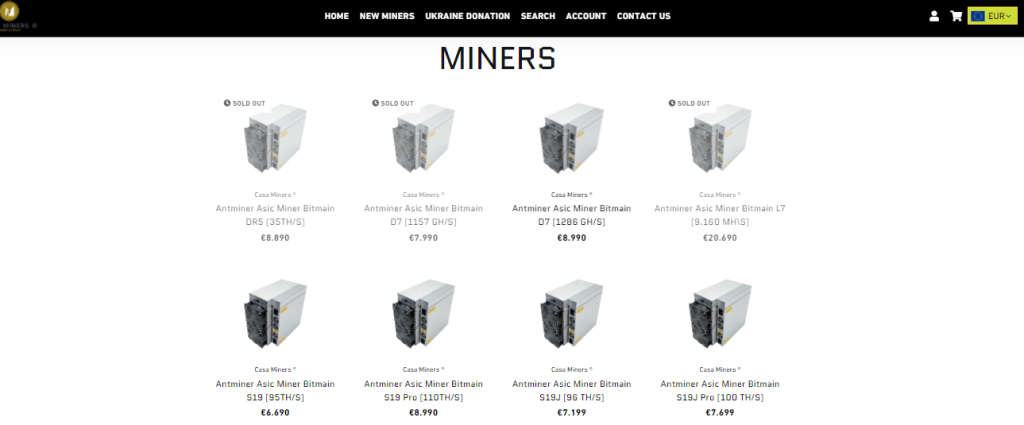 Avoid buying miners from Casa Miners