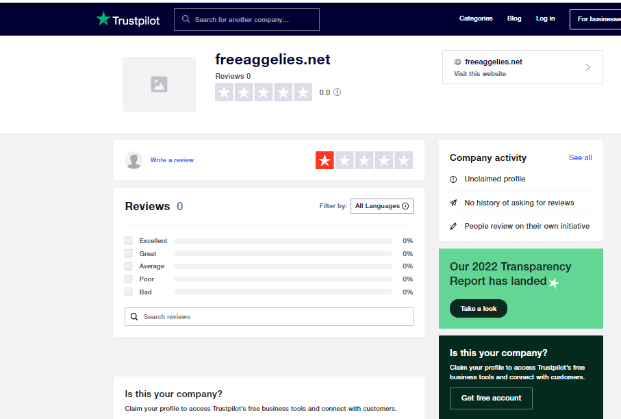 Are your funds safe with freeaggelies.net? NO Delivery is not possible. 