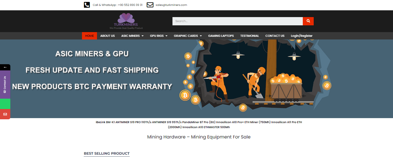 Turk Miners Review: Is turkminers.com a scam?