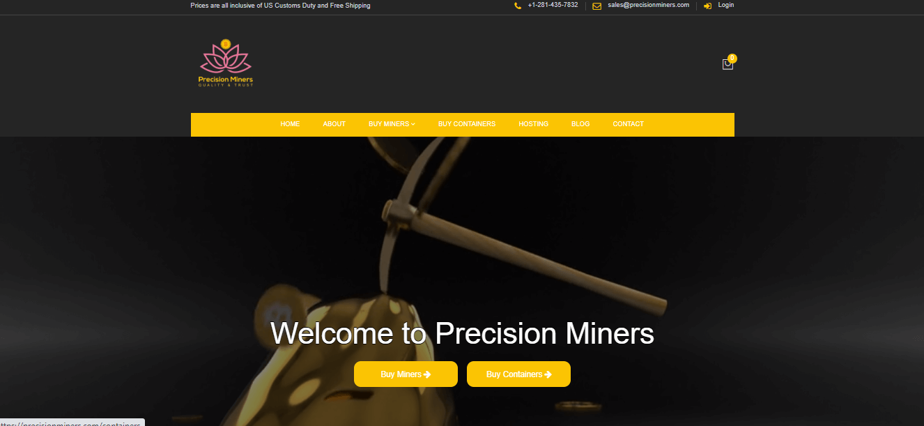 Precision Miners Review: is precisionminers.com a scam?